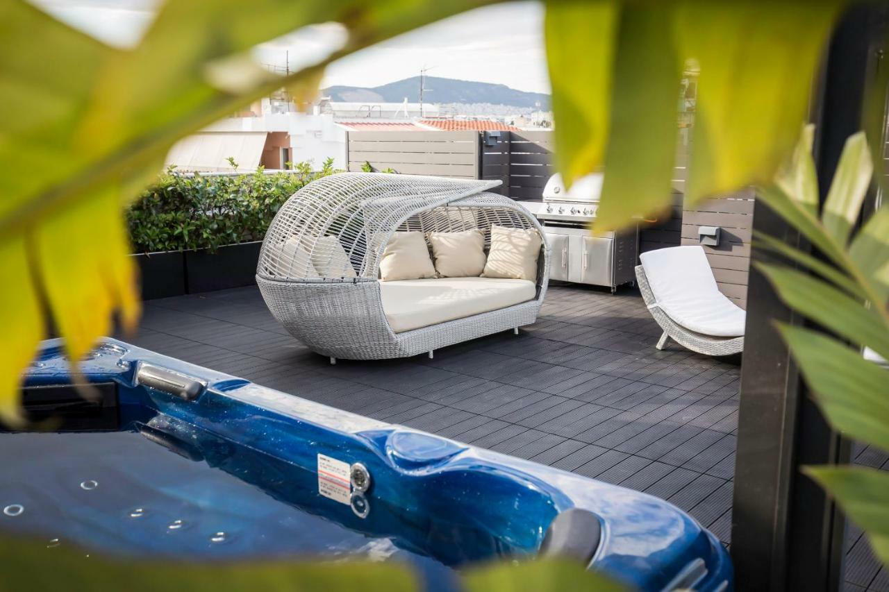 Zambelis Athens Penthouse Spa Exterior foto